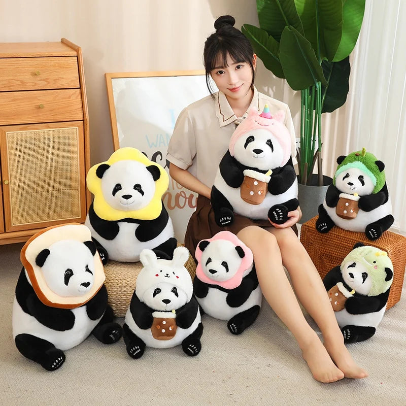 Panda Dino Plushie