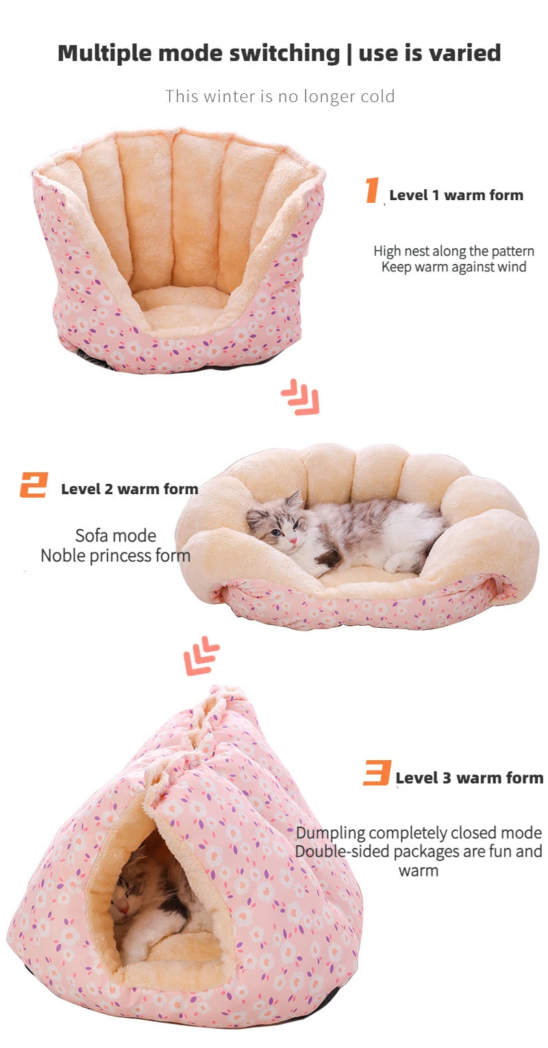 CozyCave Slipper Bed